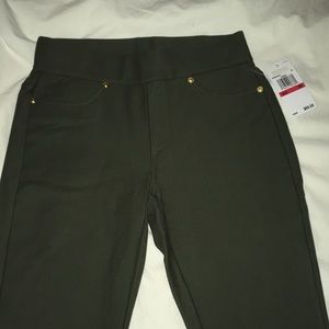 NWT Michael Kors Forest green slim fit pants